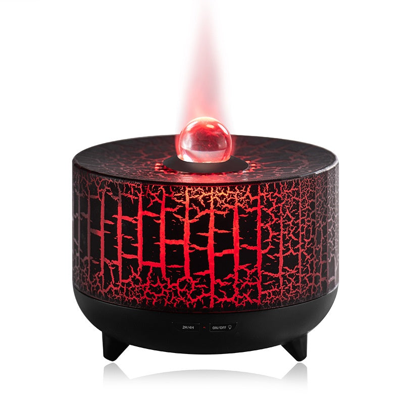 Cobalt Flame Aromatherapy Diffuser — 4-Color LED Mist Humidifier