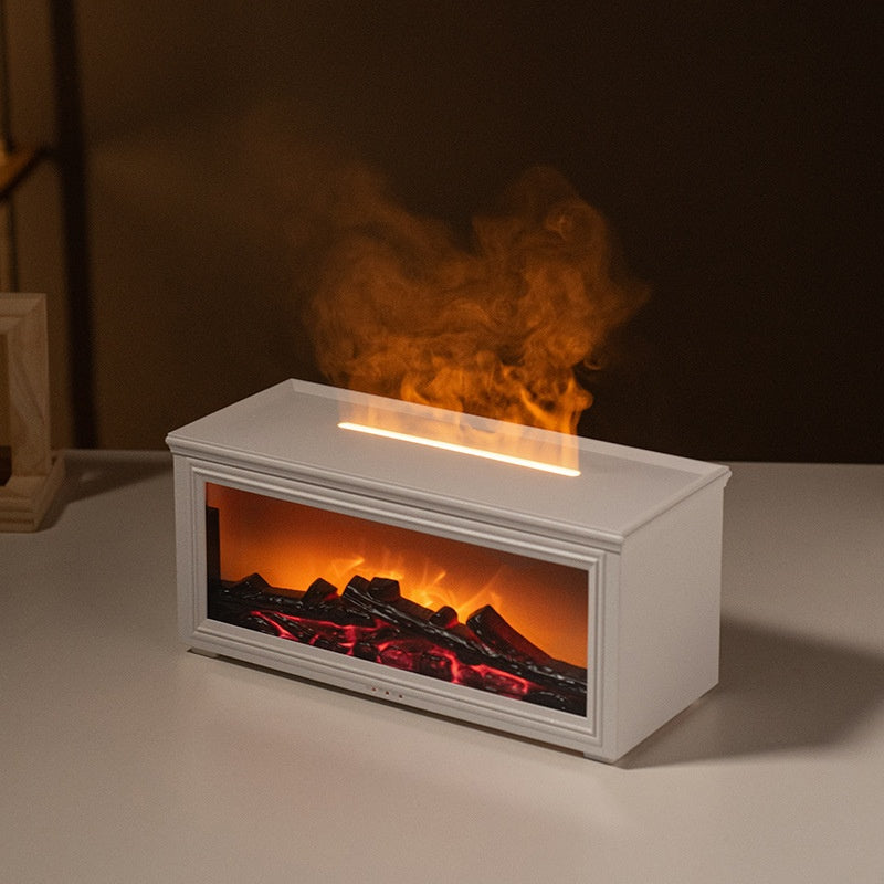 Simulation 3D Fireplace Flame Aromatherapy Diffuser
