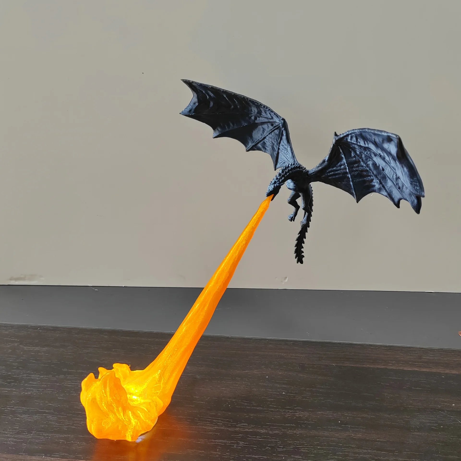 AuraFlame™ Dragon Flame Bookshelf Corner & Alley Insert