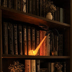 AuraFlame™ Dragon Flame Bookshelf Corner & Alley Insert