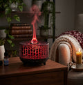 Cobalt Flame Aromatherapy Diffuser — 4-Color LED Mist Humidifier